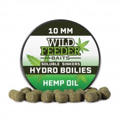 Momeala Scufundatoare Wild Feeder Baits - 10mm Hydro Boilie Hemp Oil 50ml
